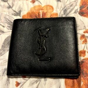 Black YSL Cardholder Wallet